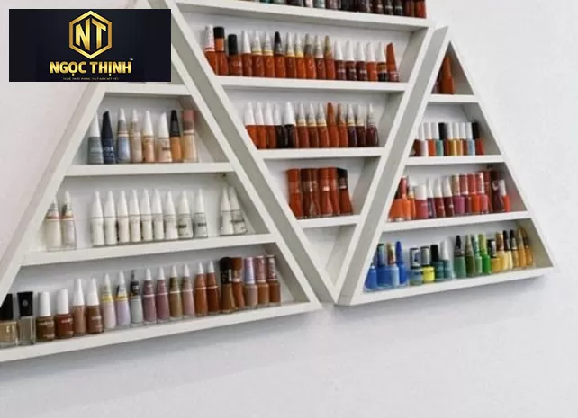 KỆ TREO TƯỜNG NAILS / SPA THIẾT KẾ ĐƠN GIẢN GIÁ TỐT ĐỒNG NAI - KTT06